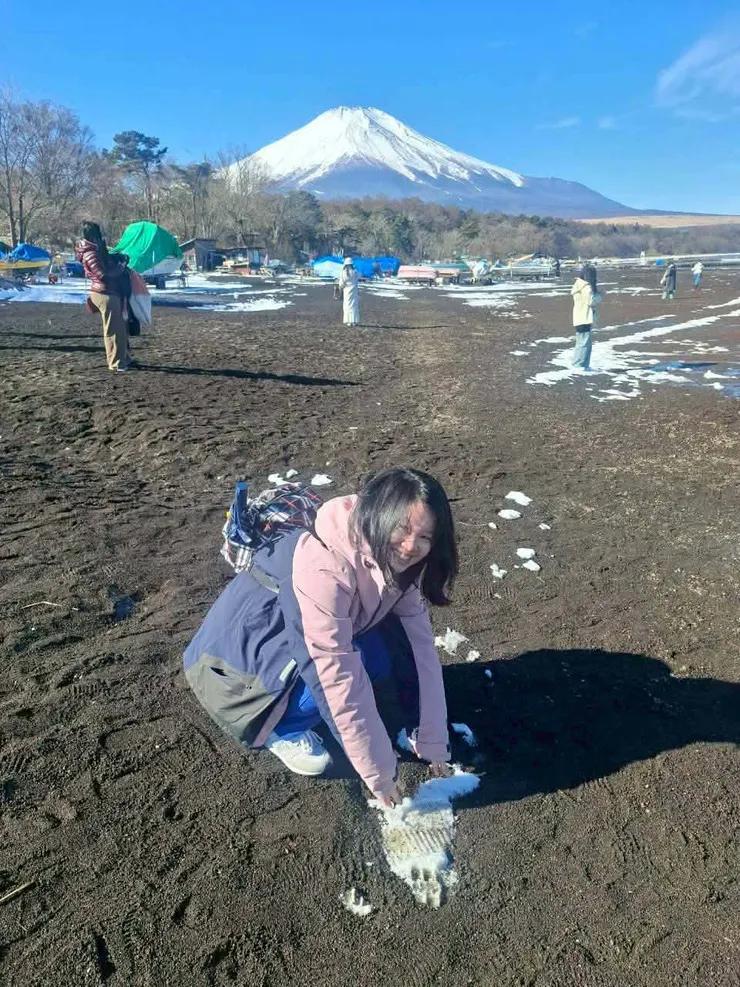 生日禮物-富士山與我 (攝影者:黃郁庭)