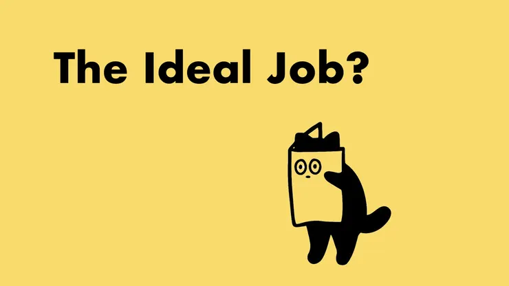 琪琪看了半天想破頭還是不知道「理想的工作是什麼」