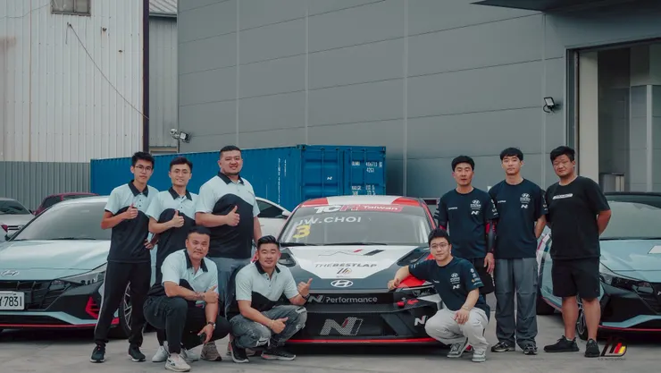 正德汽車團隊協助崔丁元來台參賽，也引進Hyundai N系列車款，滿足台灣車迷對韓國性能車的期待。圖/正德汽車提供