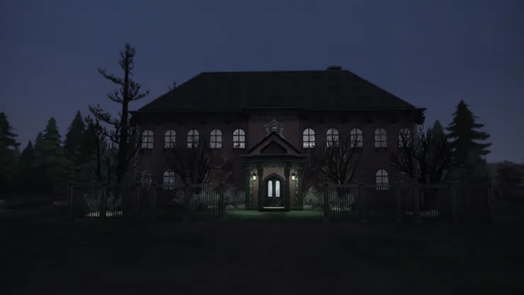 病院的正面外觀