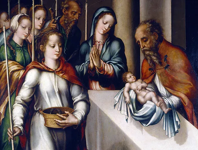 Luis de Morales, The Purification of Jesus in the Temple, 1562