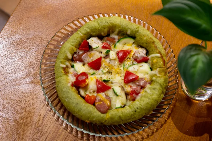 薈福的台茶創意野炊料理教室:櫛瓜時蔬維也納香腸 包種茶PIZZA