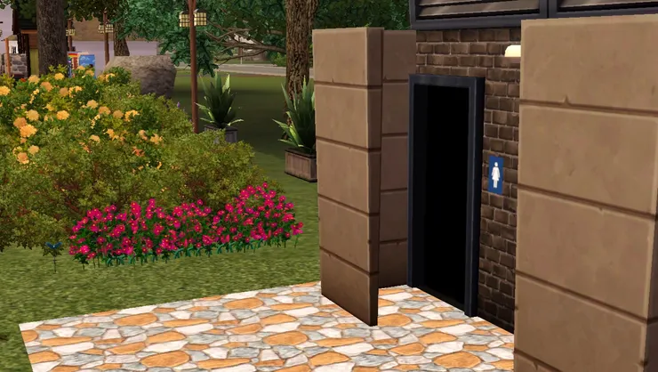 這邊門是女廁入口。