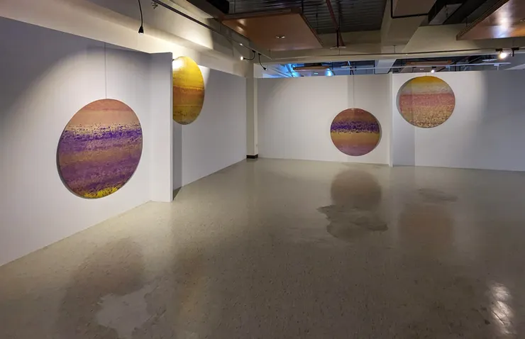 西元2024年3月，虹心球、空間與時間的對話。