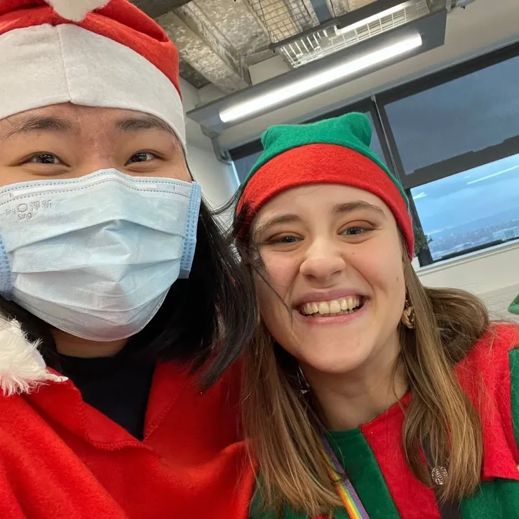 我因為中了流感只能在之後的活動扮裝。