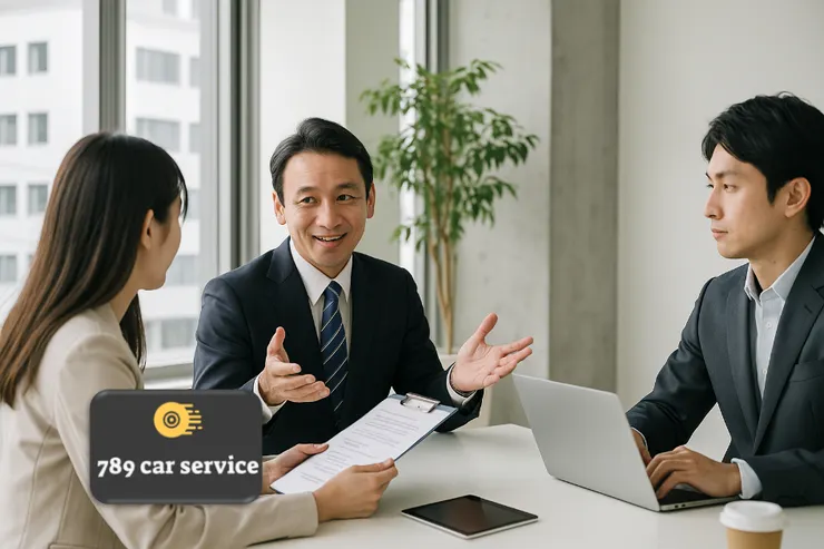 專業司機與後勤團隊討論跨境行程安排，評估不同路線與突發情況，確保旅程安全準時