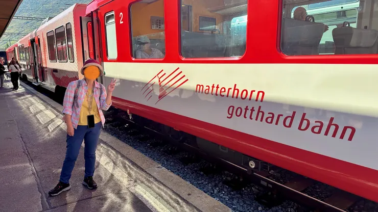 上馬特洪峰的列車