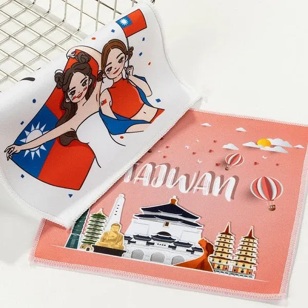 長毛絨毛巾方型-19x19cm(單面全彩昇華)