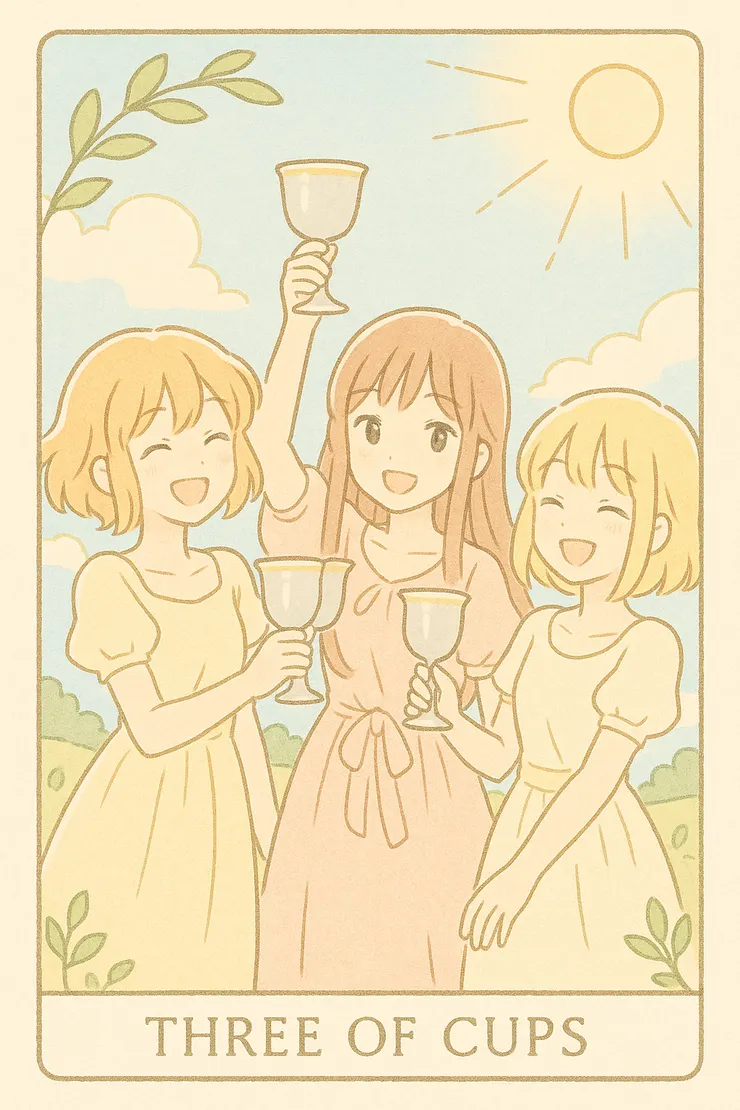 聖杯3（Three of Cups）