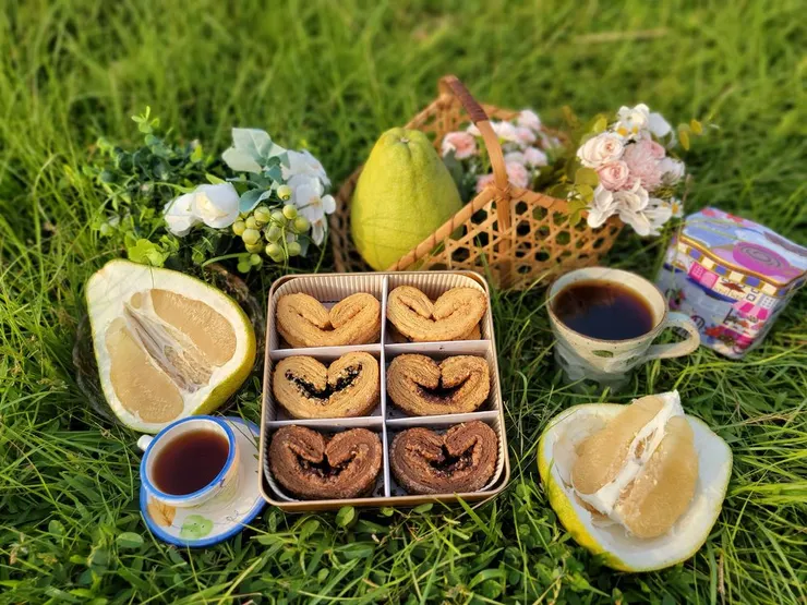 【福蝶饌月禮盒-蝴蝶酥(綜合口味)摩卡咖啡款】

