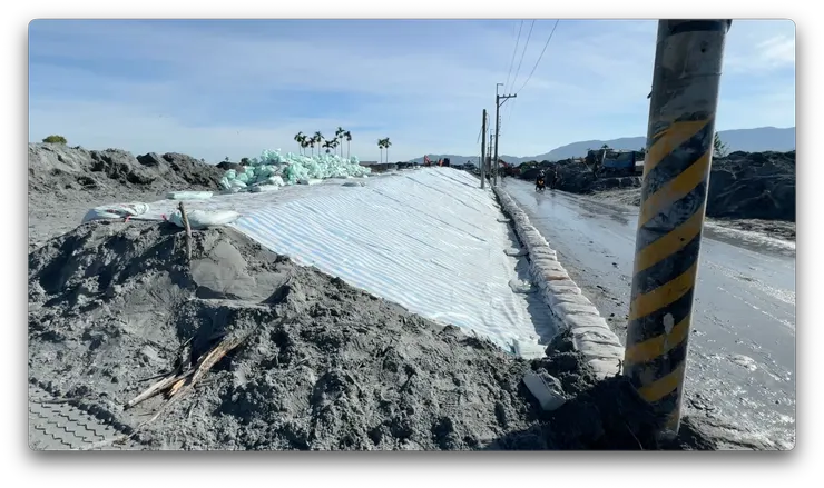 臨時防颱裝置示範區