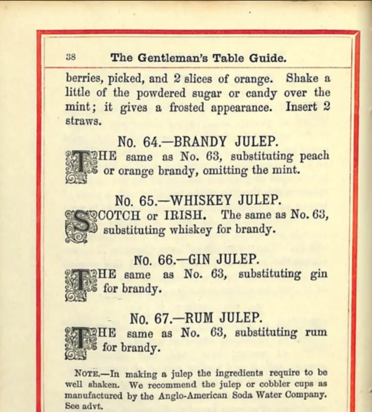 1871 The Gentleman's Table Guide