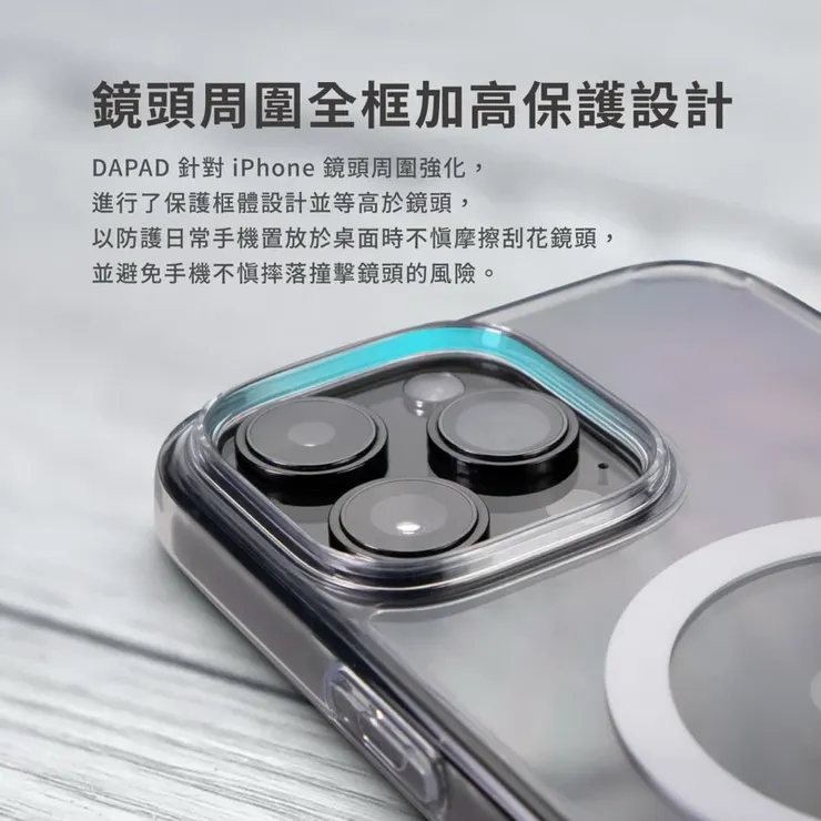 鏡頭四周加高