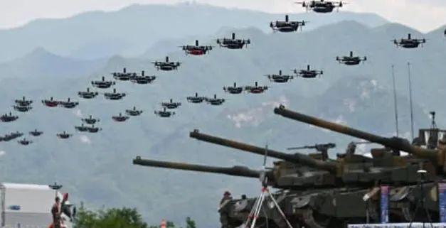 無人機軍隊示意圖