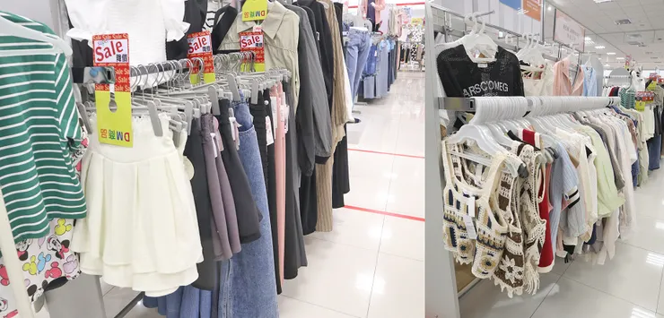  「思夢樂」女裝區。