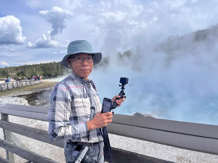 到地熱區好像在仙境裡