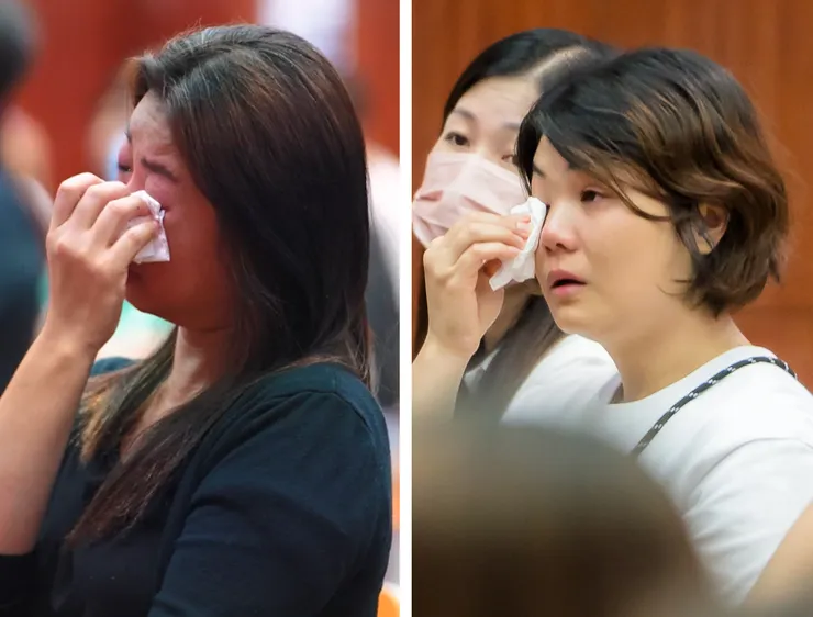 家長們在體驗工作坊中真情流露