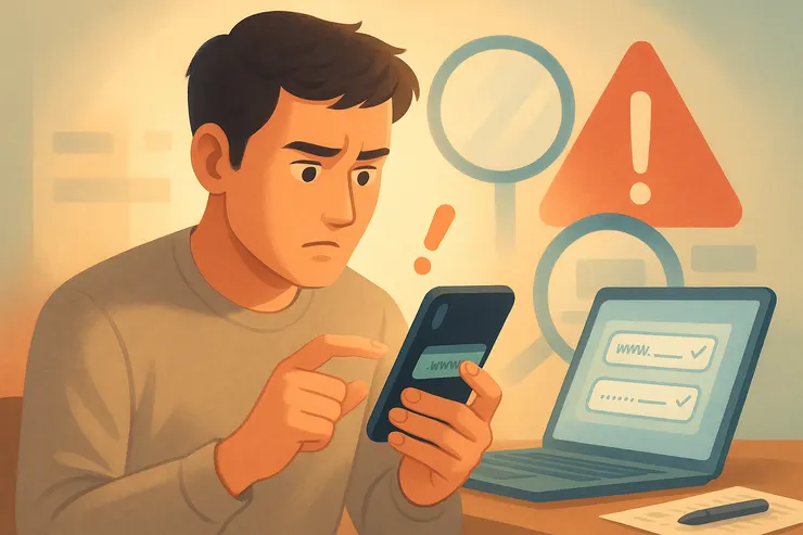 有時候,詐騙網址只差一個字母。