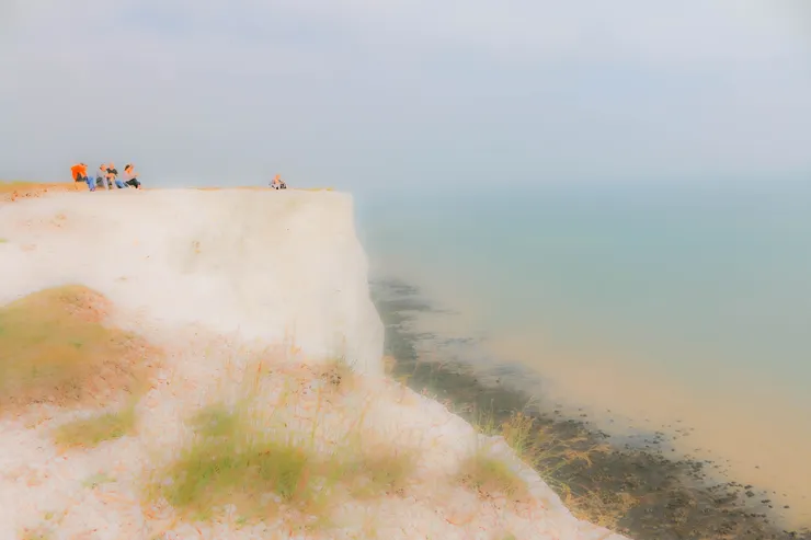 七姊妹崖上的邊緣一景