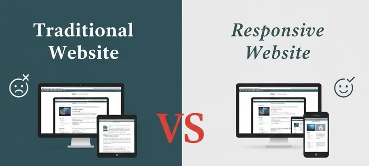 建議傳統型網站 應更新成響應式網站