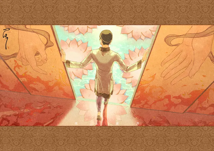 善財童子參勝熱婆羅門。