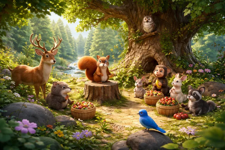 森林裡的綠色約定