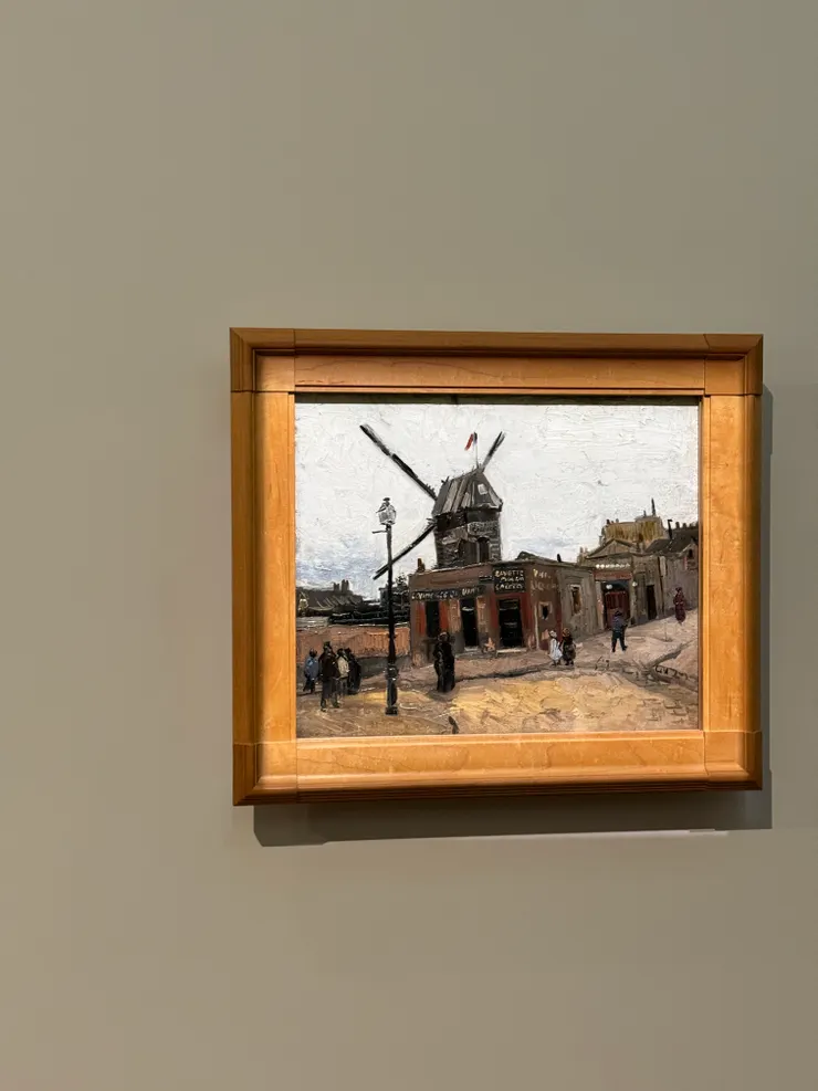 印象中是第二時期的畫作，受到印象派和現代藝術派影響，開始出現色彩與光影變化