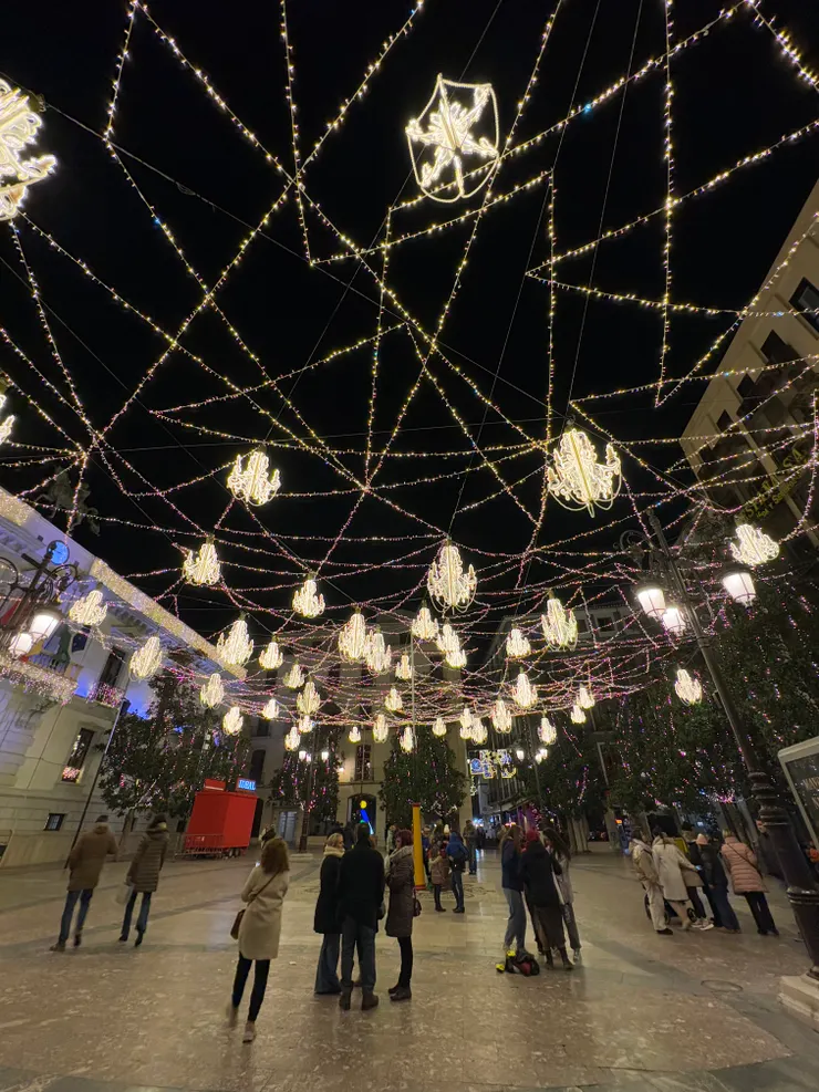 廣場的聖誕燈飾