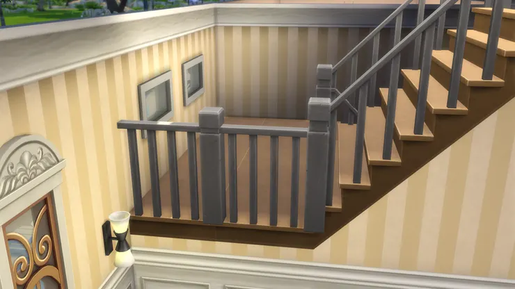 終於能畫這種「轉角樓梯」了！其實在現實裏我會覺得很奇怪，這個轉角位算是半層還是什麼？...