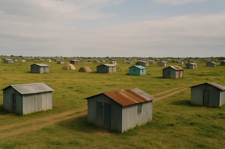 大草原上的鐵皮小屋 - ChatGPT