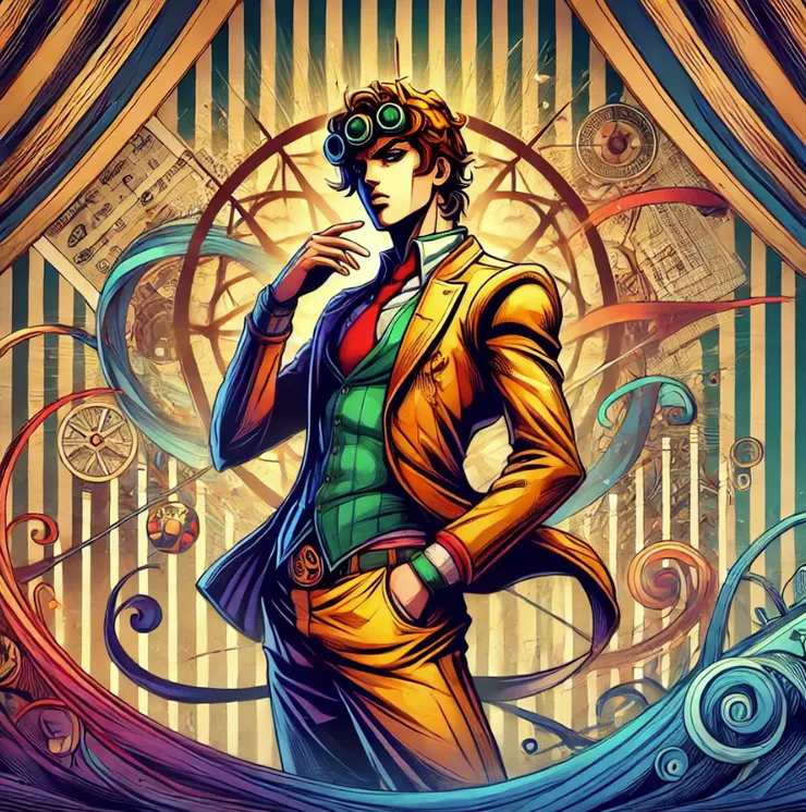 看不太出來他的替身能力是什麼