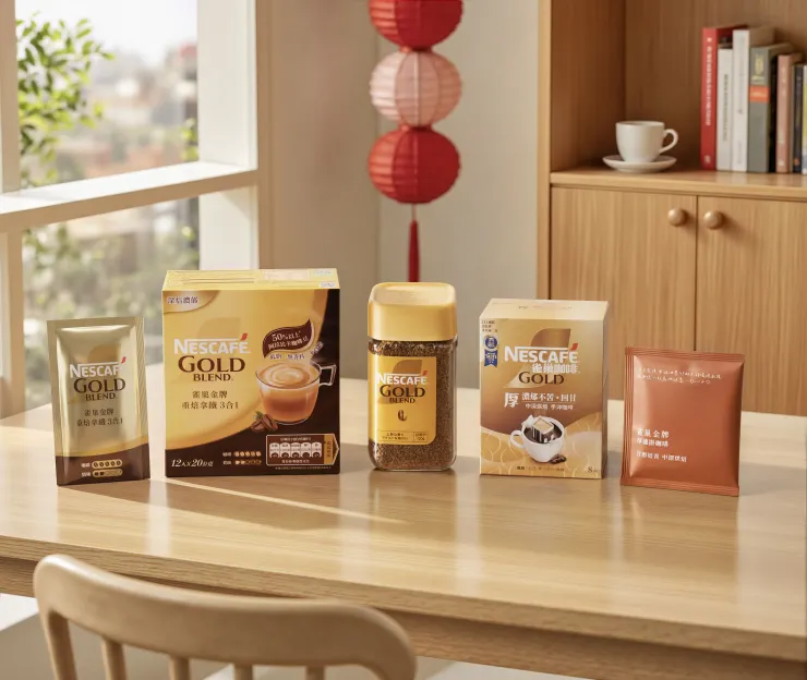 「雀巢金牌咖啡」讓年節時光「啡」比尋常！不論是守歲提神或團聚分享，用每一杯高品質咖啡點亮新歲。