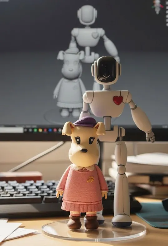 手繪轉立體公仔