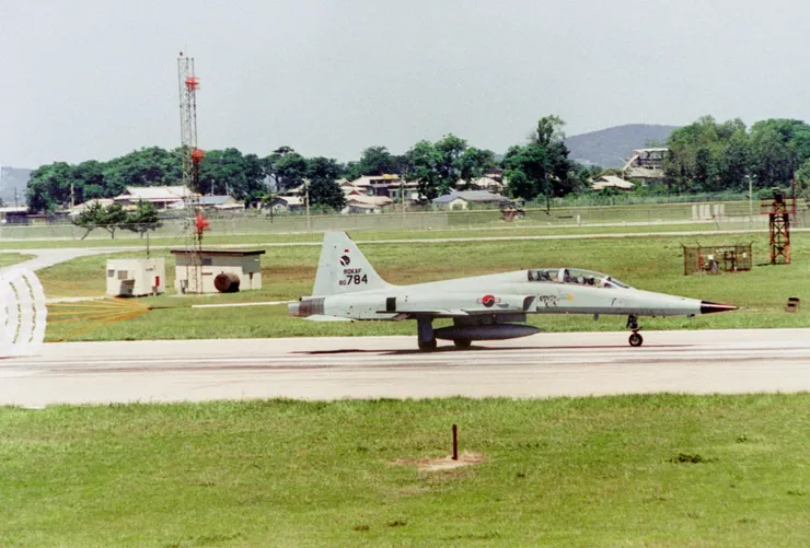 南韓空軍的F-5F戰機。(Photo by USAF)