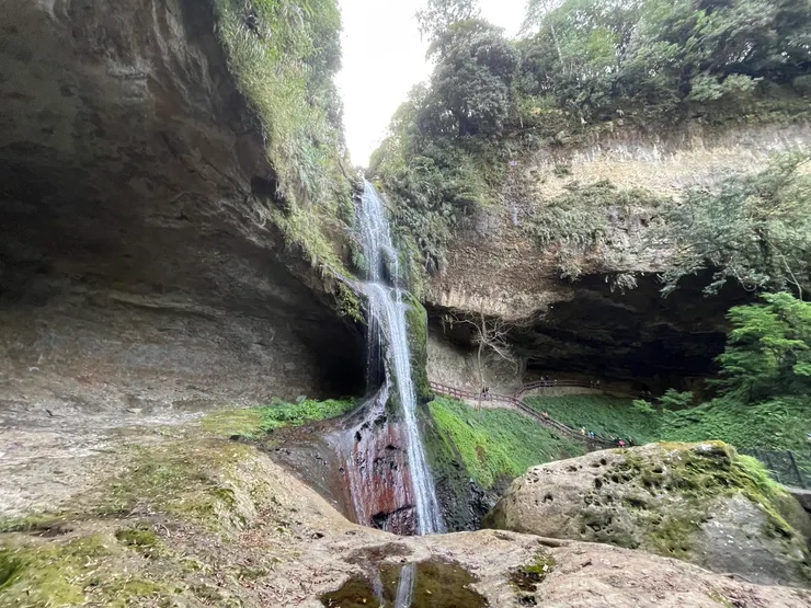 杉林溪十景之一：松瀧岩瀑布