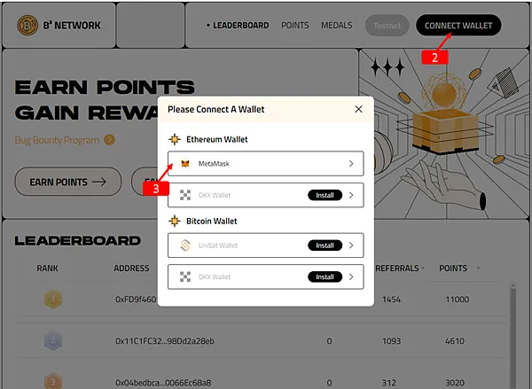 加密貨幣|BITCOIN LAYER2 NETWORK,Odyssey 任務教學