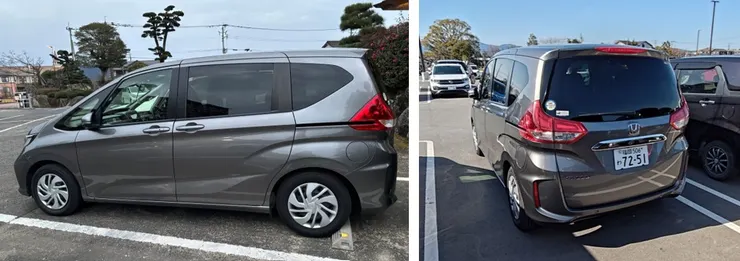 Honda Freed 小巧靈活，3~4 人旅遊行李廂空間充足