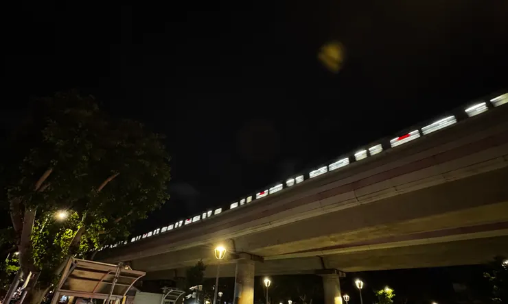 拍攝於2025年8月25日，台北 捷運