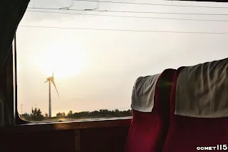 每次回家都是從莒光號車窗欣賞日落西海岸