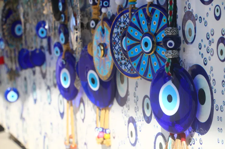 市集小物藍眼睛 Kaymakli Underground City攝影於Cappadocia, Turkey 2023