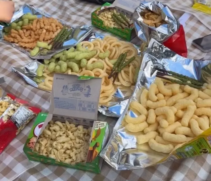 好多好吃的韓國餅乾