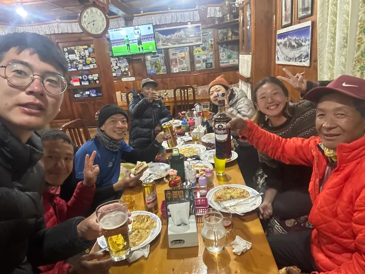 開心的慶功宴:)