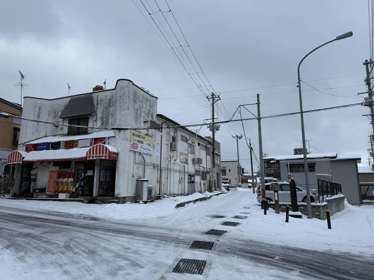 二戶市區，寧靜的小城。