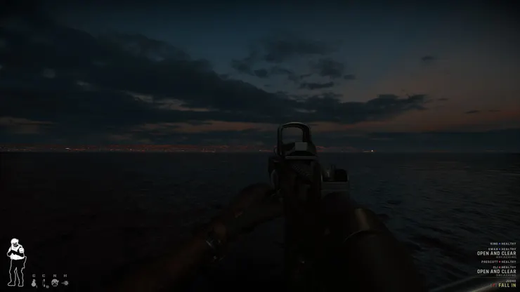 不得不讚嘆製作團隊的美術實力，傍晚海上的背光也能處理的那麼讚