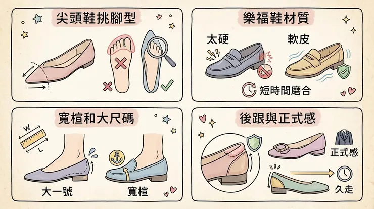 平底鞋怎麼選？先看腳型，不要只看照片
