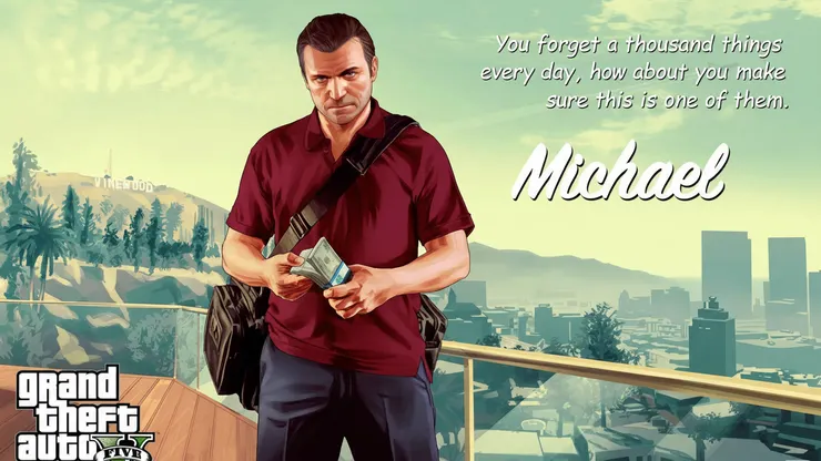 就像麥可說的，有些事不值得佔用腦容量。圖片來源：Rockstar Games《俠盜獵車手V》。版權歸 Rockstar Games 所有。