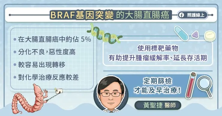 BRAF基因突變的大腸直腸癌