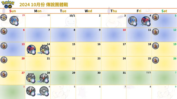 2024 10月份 傳說&暗影團體戰