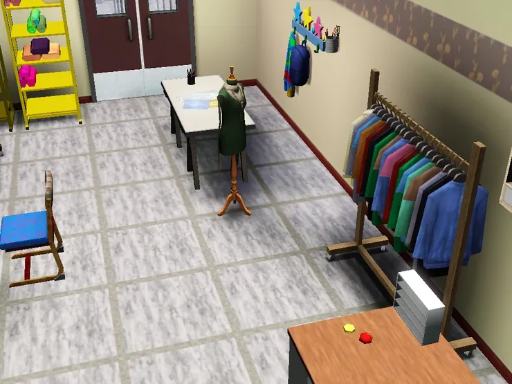 這邊也有很多空間讓設計師量身和裁剪。