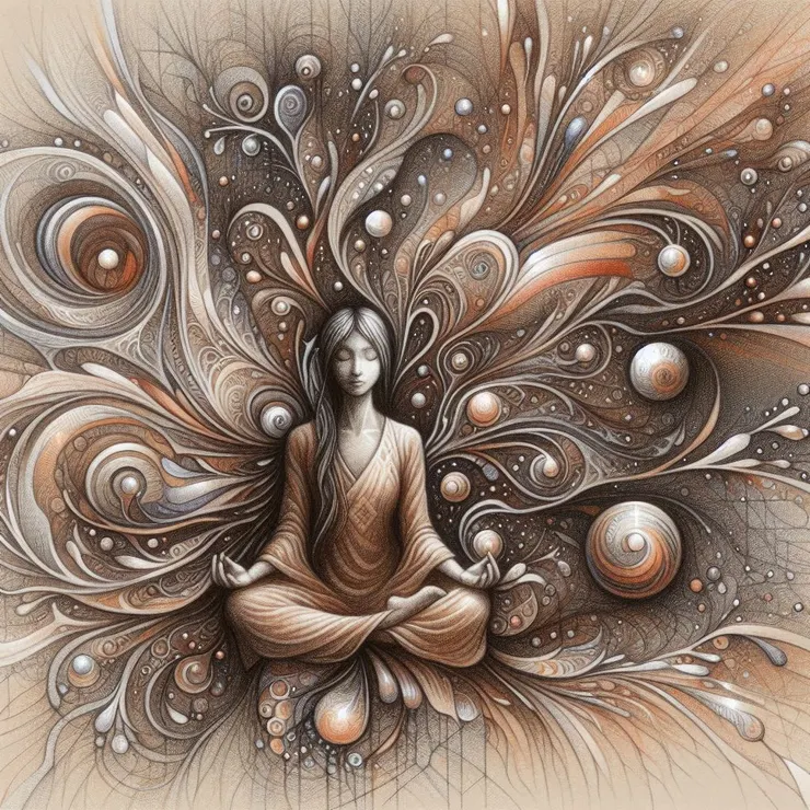 作者以 Bing Image Creator 生成圖像，靈感來自《宇宙在對你說話》詩作意象（僅供本文使用，未經授權請勿擷取或另作用途。）